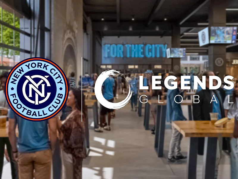 NYCFC has selected Legends Global to lead food & beverage at Etihad Park