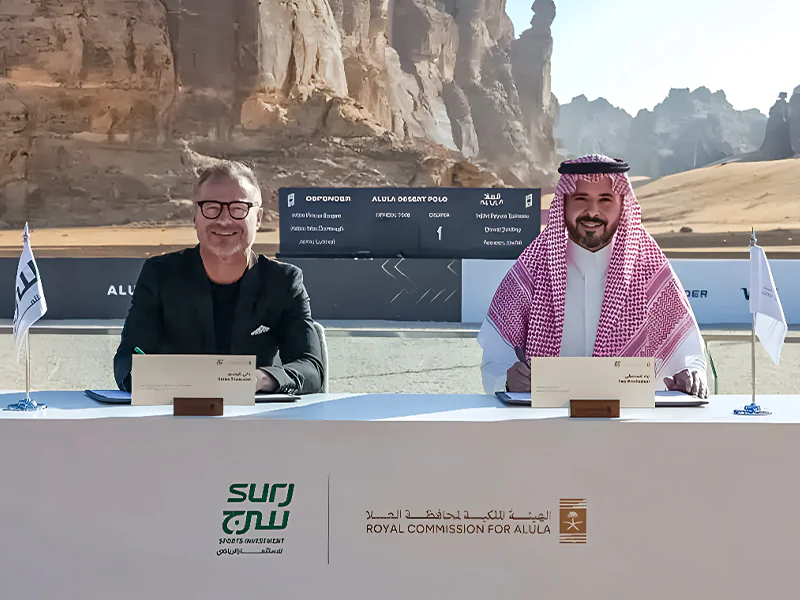 The Royal Commission for AlUla signs cooperation agreement with SURJ Sports Investment