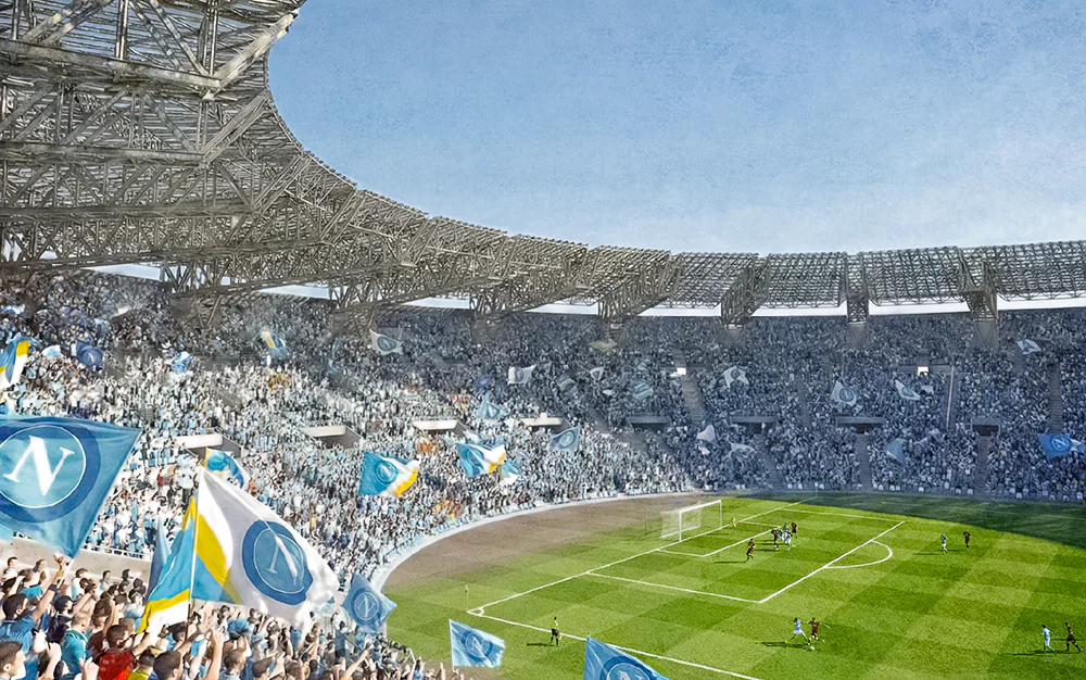 First visuals of upgraded Napoli stadium revealed