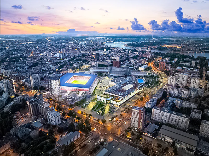 New stadium for Novi Sad Serbia