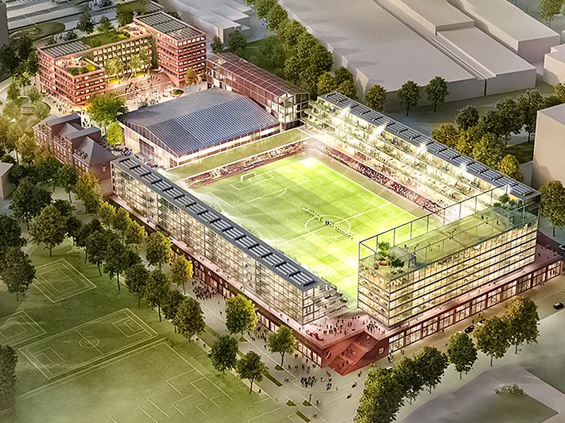 Stadium and music hall for Hamburg