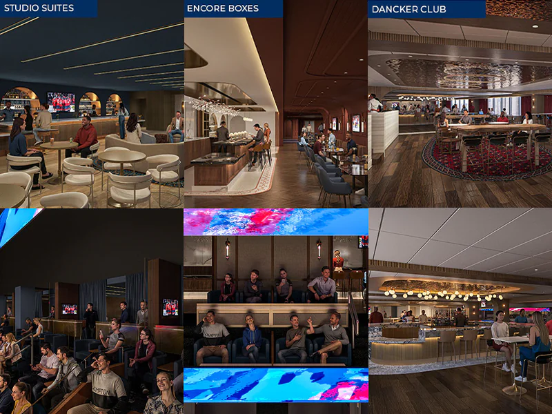 The Halo premium seating concept at Capital One Arena