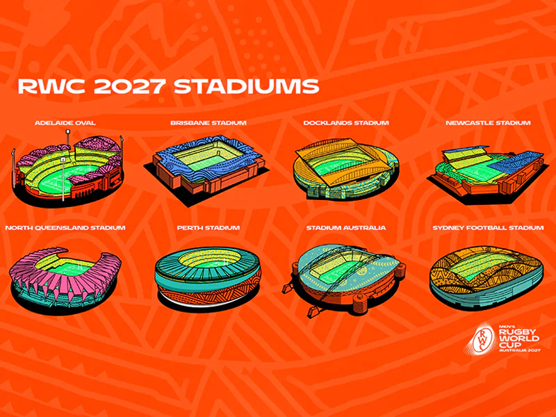 Venues announced for 2027 Rugby World Cup in Australia