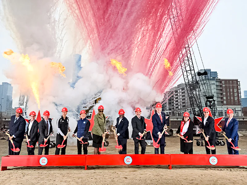 Chicago Fire breaks ground on new stadium