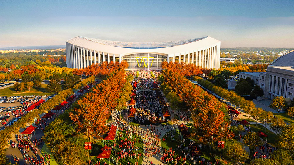New renderings of new Commanders Stadium