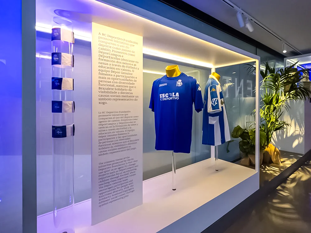 Real Club Deportivo combines club museum and hospitality venue in a single concept