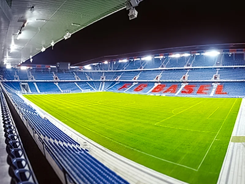 Fire at St. Jakob-Park in Basel