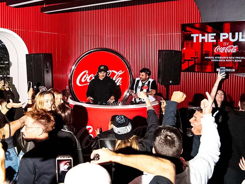Marvel Stadium Melbourne launches The Pulse by Coca-Cola premium experience