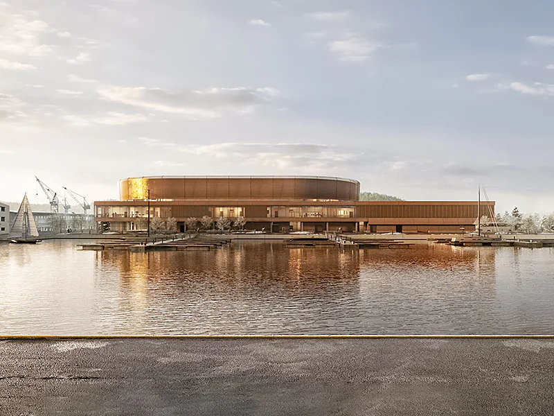 New ice centre and multi-purpose arena in Fredrikstad Norway