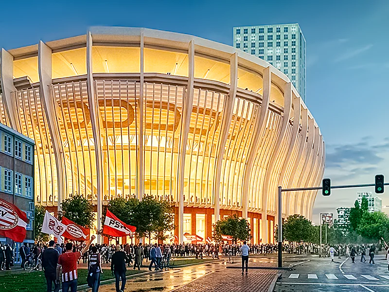 PSV Eindhoven introduces stadium upgrades