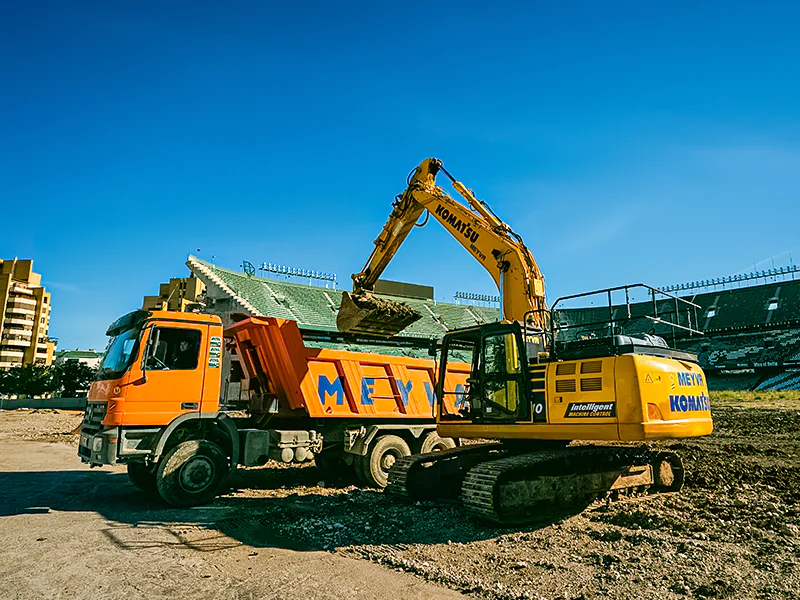 Renovation work on Benito Villamarin Stadium at Real Betis has begun