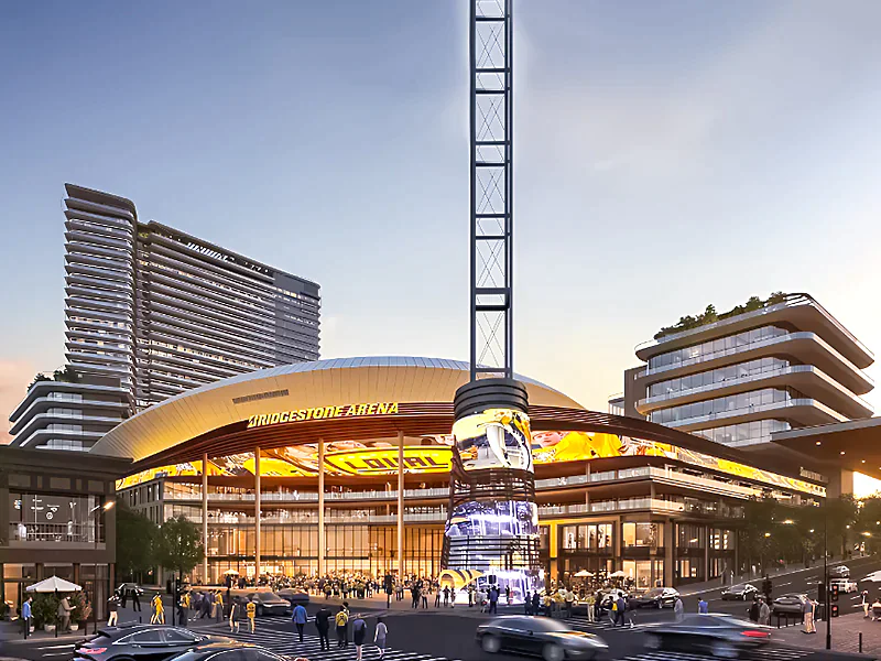 Bridgestone Arena renovation started