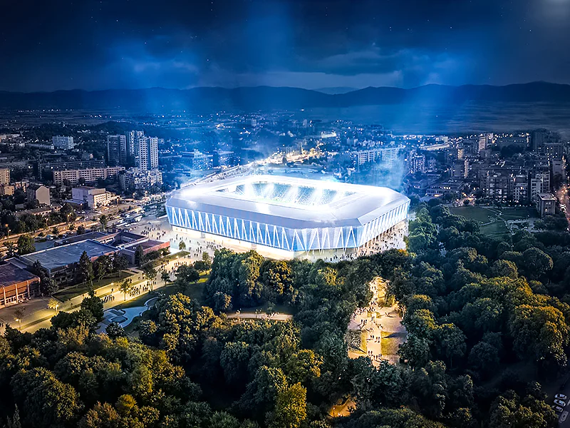 Levski Sofia planning a redevelopment of its Georgi Asparuhov Stadium