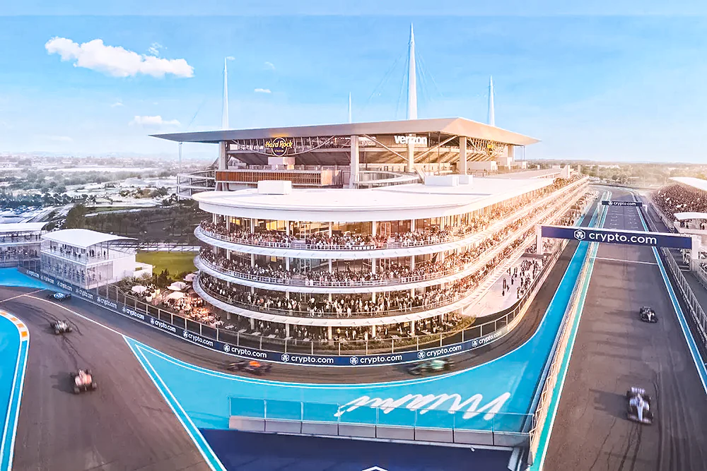 Miami Grand Prix Paddock Club hospitality space expansion - Coliseum Miami Grand Prix Paddock Club hospitality space expansion - Coliseum