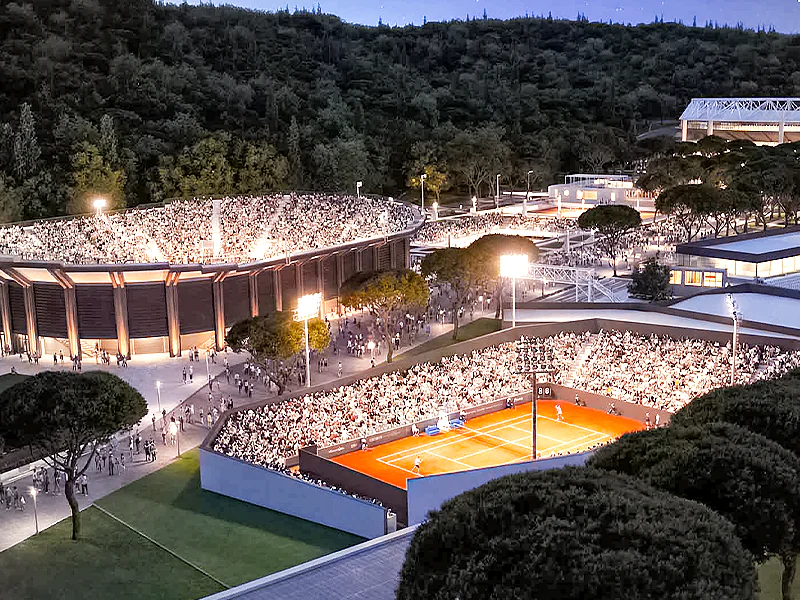 Tennis venues for Italian Open revamped Sport