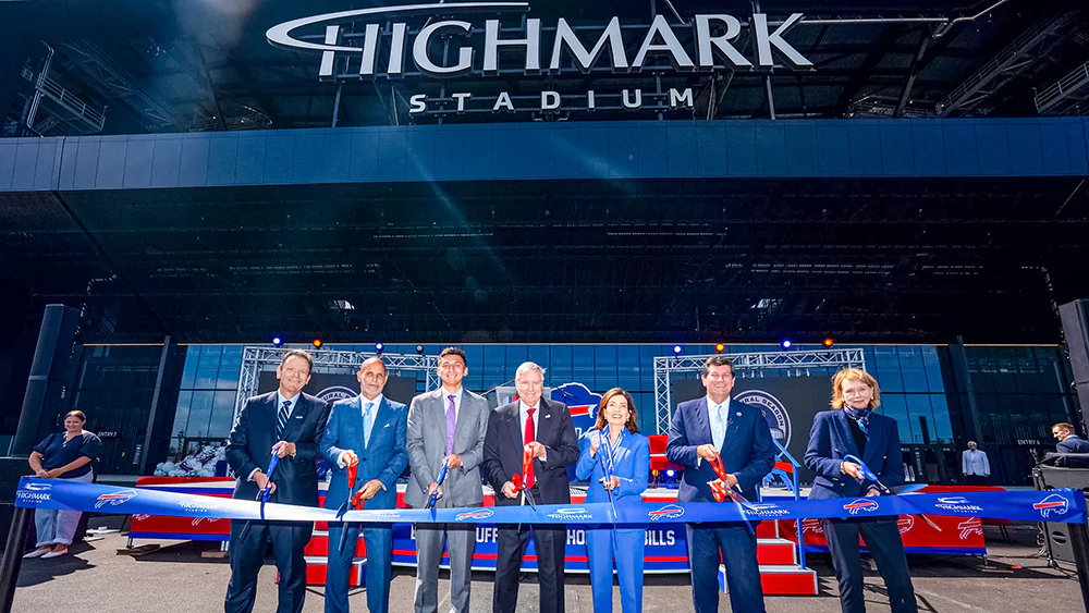 Highmark Stadium officially opened