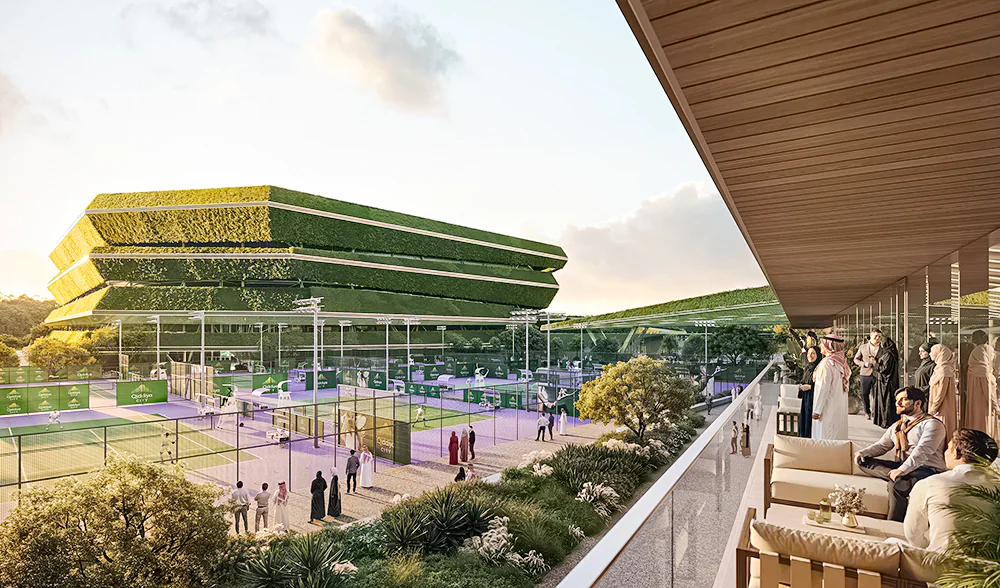 National Tennis Center in Qiddiya designed by Populous