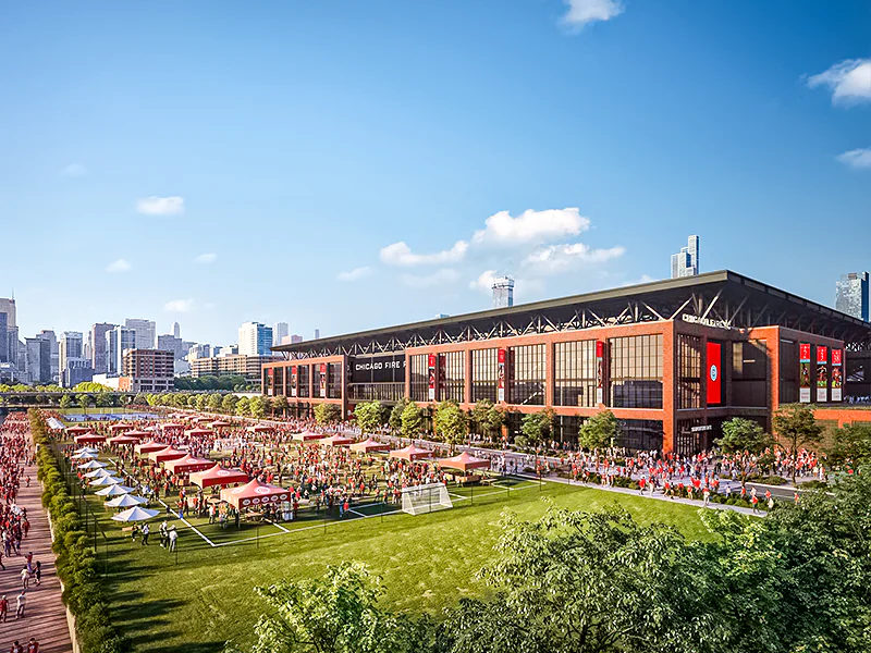 New Chicago Fire stadium is set to receive $425m in public funding