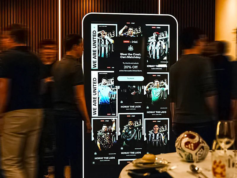 Newcastle United launched a new fan engagement platform with Lenovo