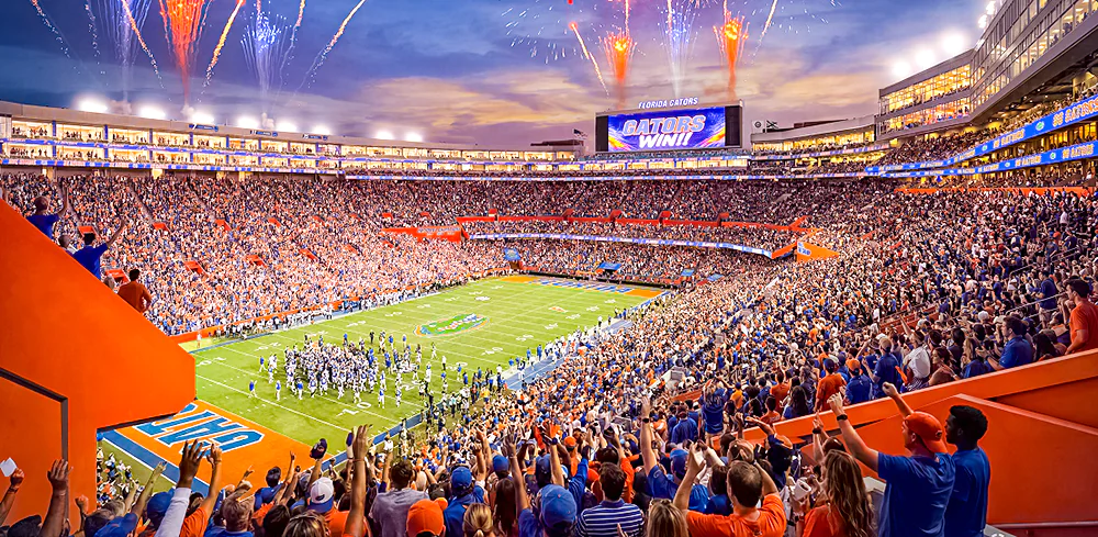 The University of Florida has unveiled plans for a $1.45 billion renovation of Ben Hill Griffin Stadium