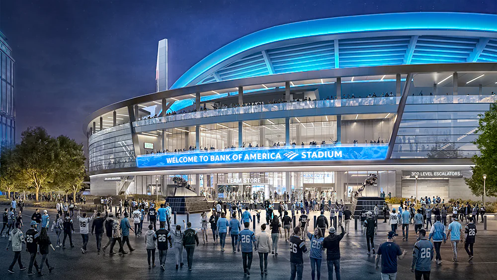 Bank of America stadium new renderings released