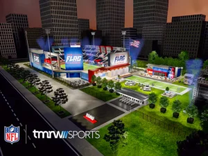 First look at a concept for an NFL flag football league venue 