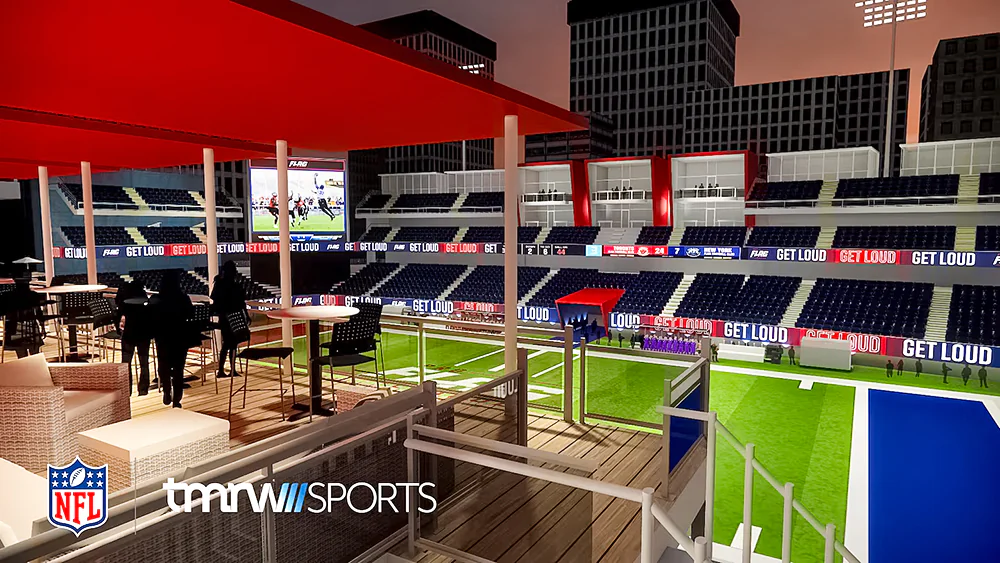 First look at a concept for an NFL flag football league venue