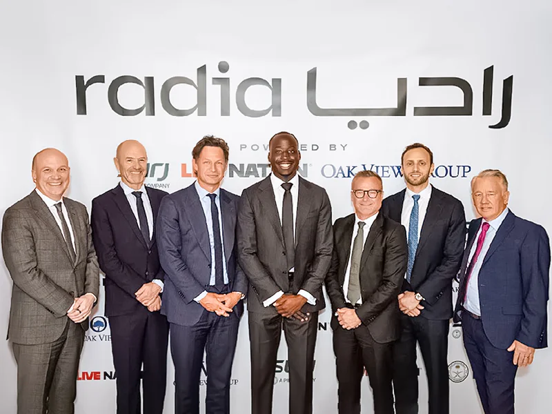 Radia Venture launched in Saudi Arabia, Live Nation, Oak View Group, SURJ Sports Investment
