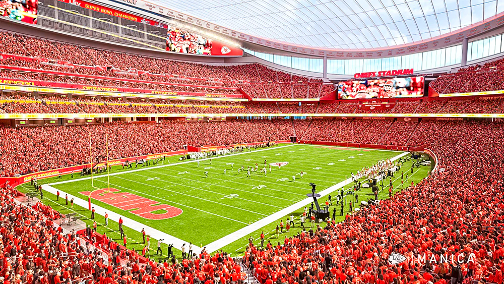 Renderings release for new Kansas City Chiefs stadium