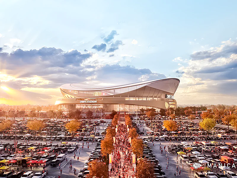 Renderings release for new Kansas City Chiefs stadium