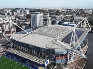 Solar Panel installation at Principality Stadium 