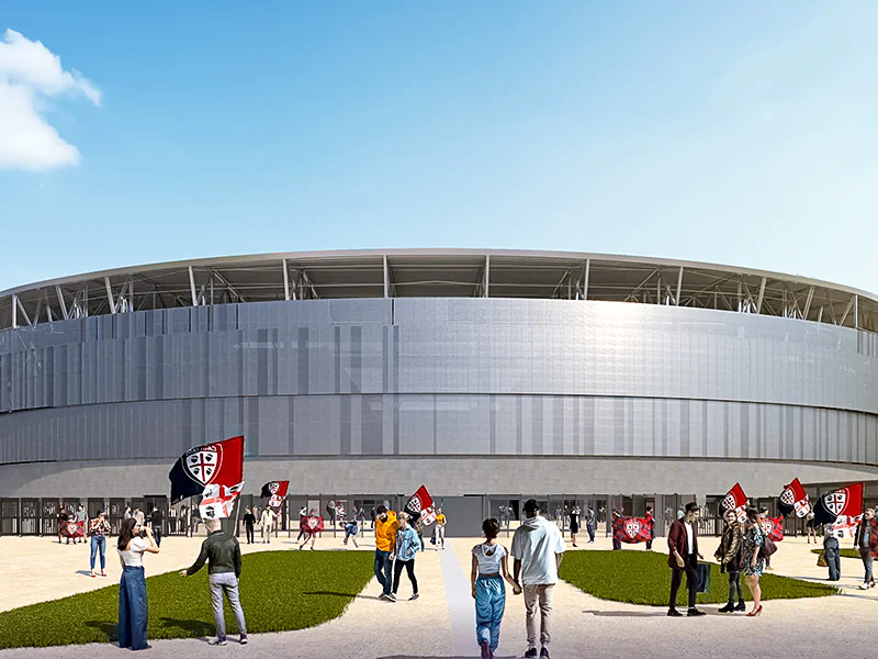 Cagliari Calcio gets final approval for new stadium