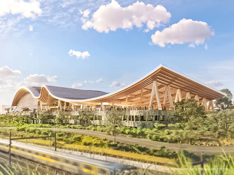 Design vision unveiled for a new National Aquatic Centre in Brisbane