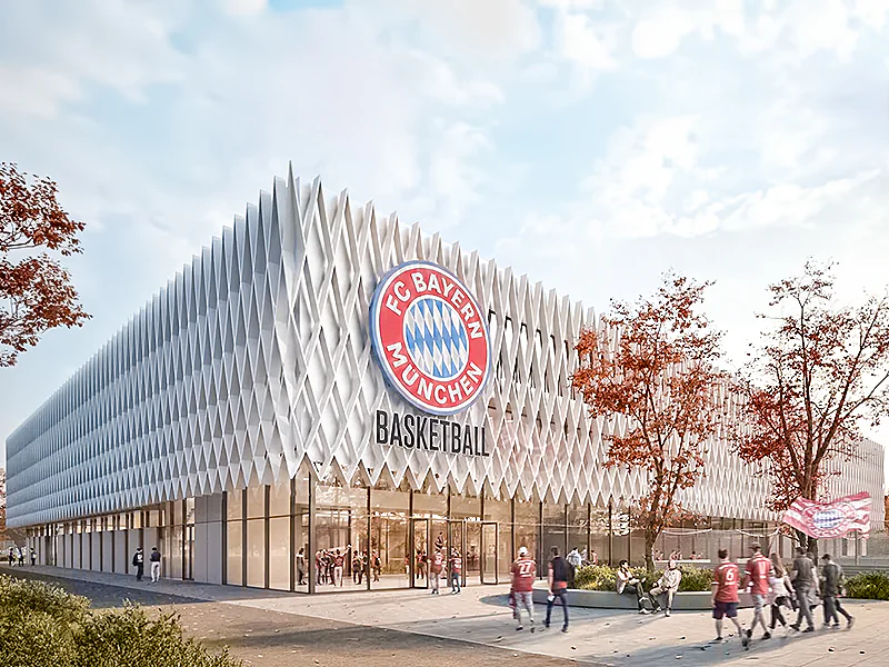 FC Bayern submits planning application for a high-performance basketball training centre