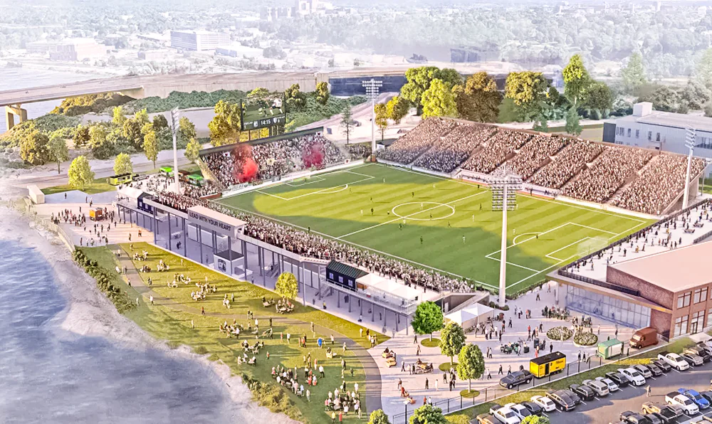 Hearts of Pine stadium project at Cassidy Point Portland