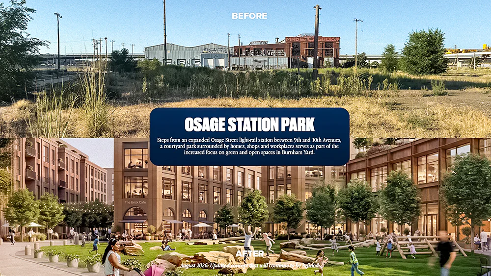 Mixed-use development vision around new Denver Broncos stadium