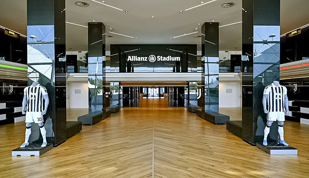 Turin’s Allianz Stadium with upgrades for the new season
