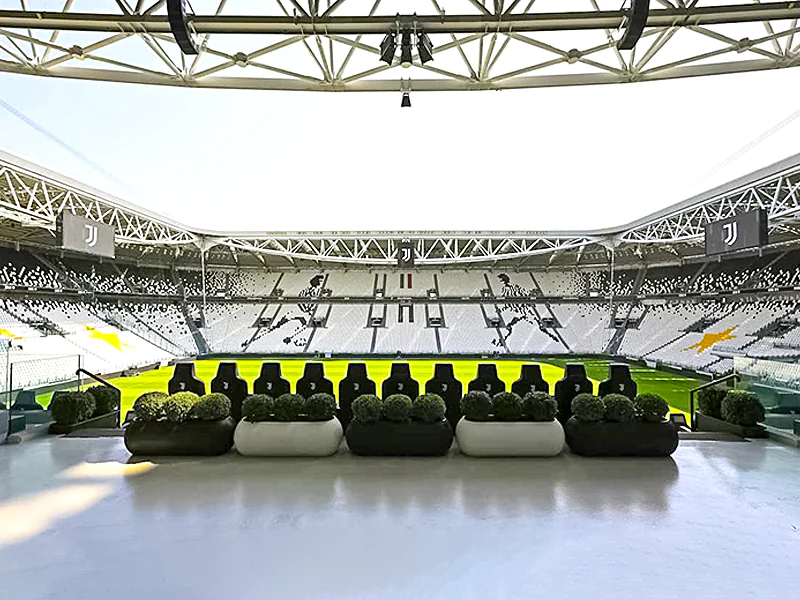 Turin’s Allianz Stadium with upgrades for the new season
