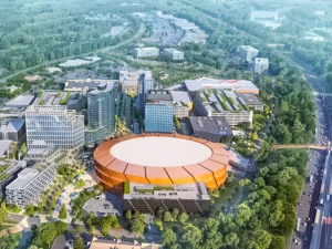 Alpharetta City Council voting in favour of a plan that would redevelop the North Point Mall into a new NHL arena 