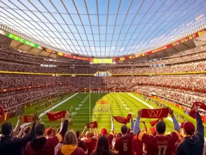 Commanders unveil first look at new stadium seating bowl 