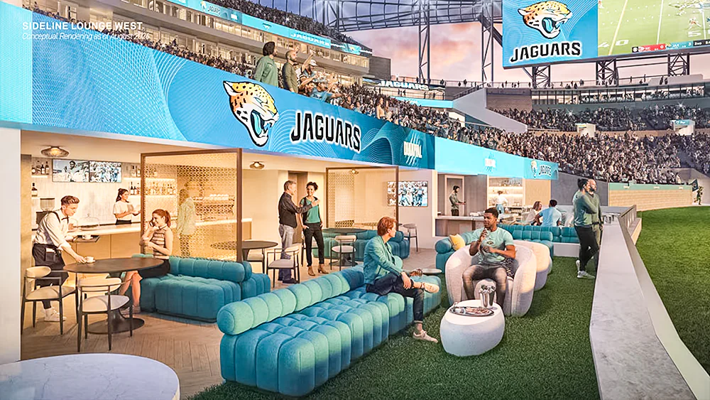 The Jacksonville Jaguars released more detailed renderings of their $1.4B Everbank Stadium renovation