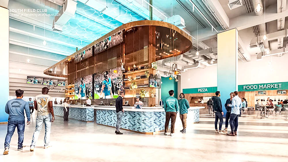 The Jacksonville Jaguars released more detailed renderings of their $1.4B Everbank Stadium renovation