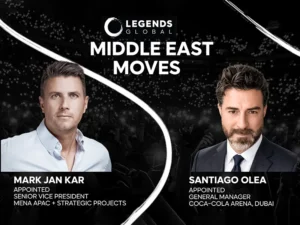 Legends Global Executive changes in MENA regio 