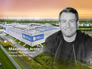 Maximilian Arntz new GM of Merkur Spiel-Arena 
