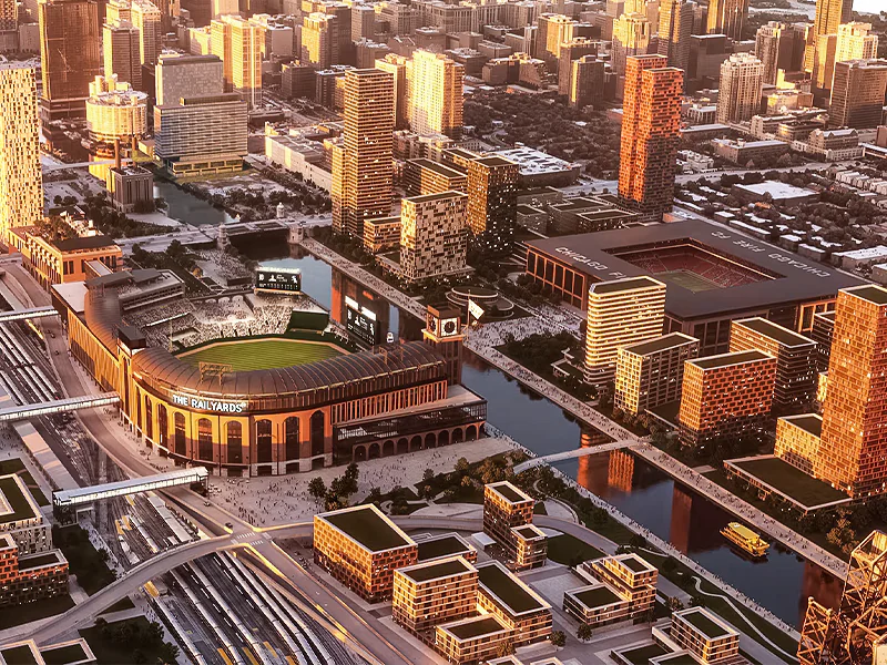 Plans for new White Sox stadium in Chicago