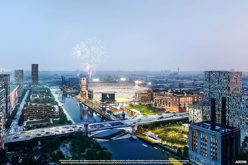 Plans for new White Sox stadium in Chicago