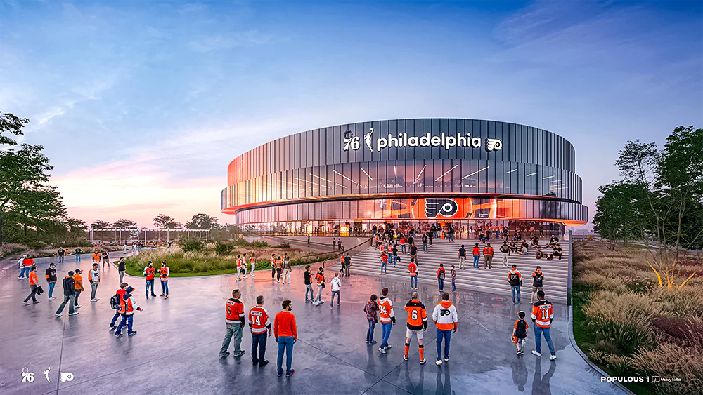 Sixers and Flyers release first looks of new arena in Philadelphia