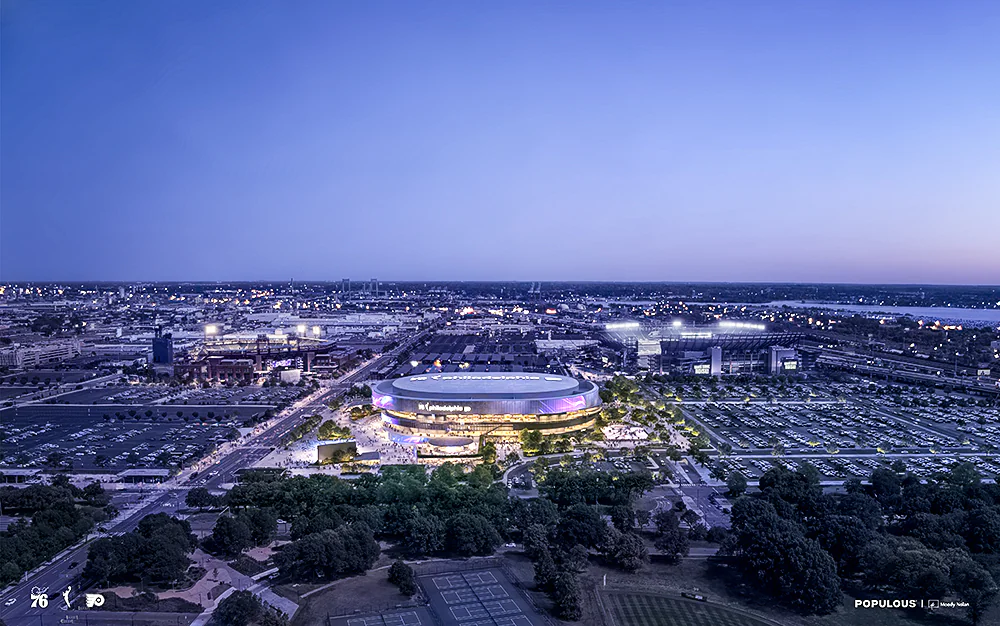 Sixers and Flyers release first looks of new arena in Philadelphia