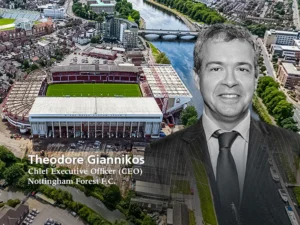 Theodore Giannikos has been appointed chief executive of Nottingham Forest 
