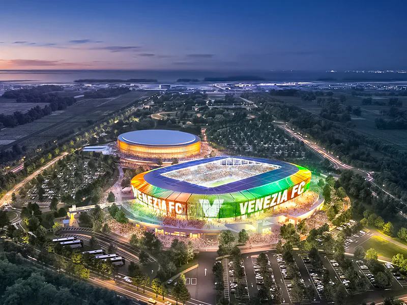 Venezia FC has offered a fresh insight into its future home